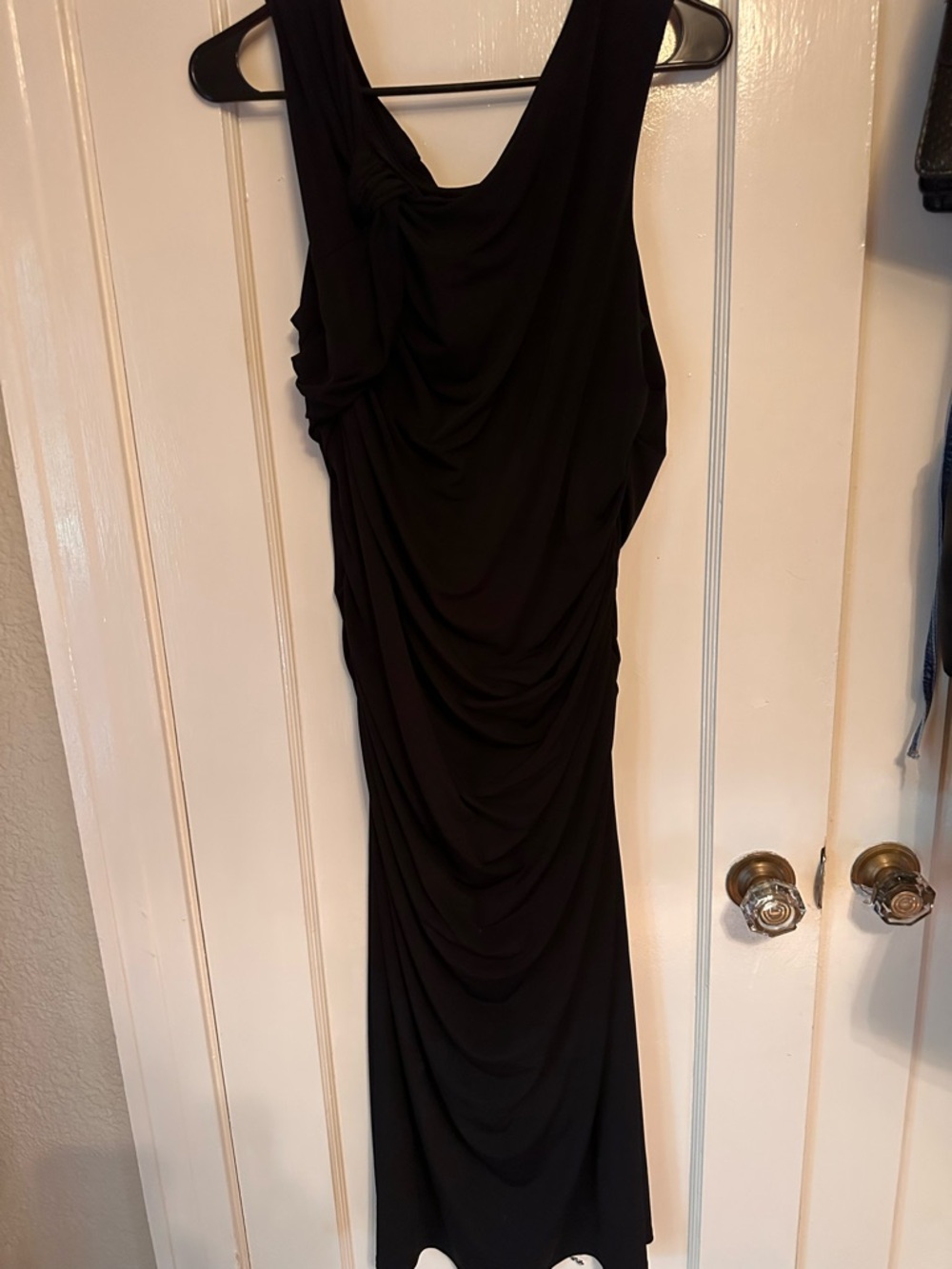 Lane Bryant Black Draped Sleeveless Women’s Dress